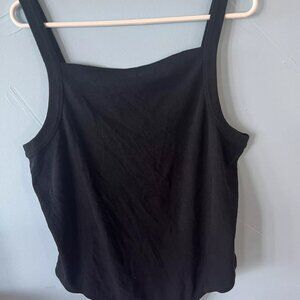 NWT Anthropologie Pilcro Tank Body Suit Black Size XXL